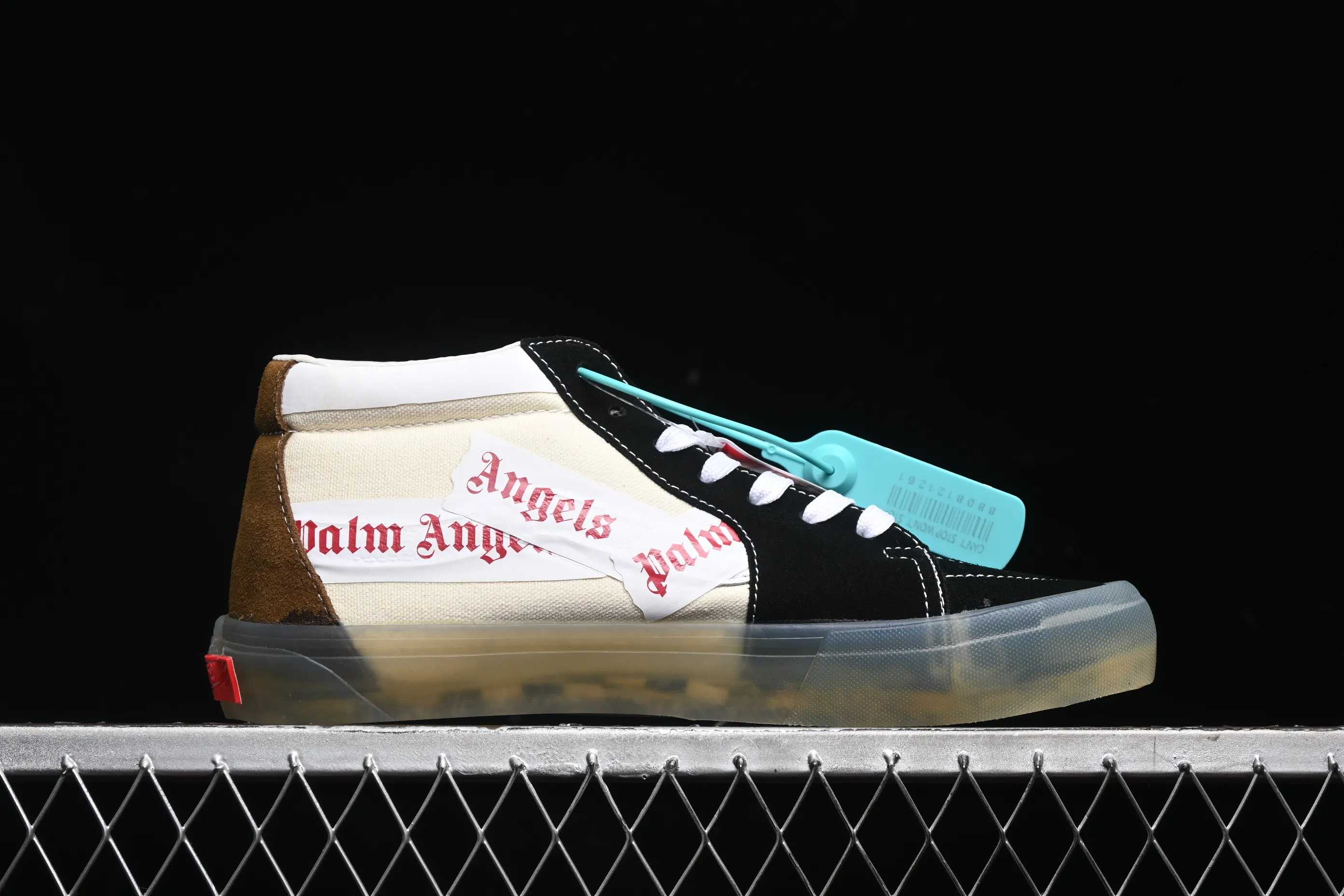 All categories Vans Vans series Vans Mid Vans China Palm Angels x Vans Sk8-Mid joint mid-top casual sneakers VN000CRPGRN